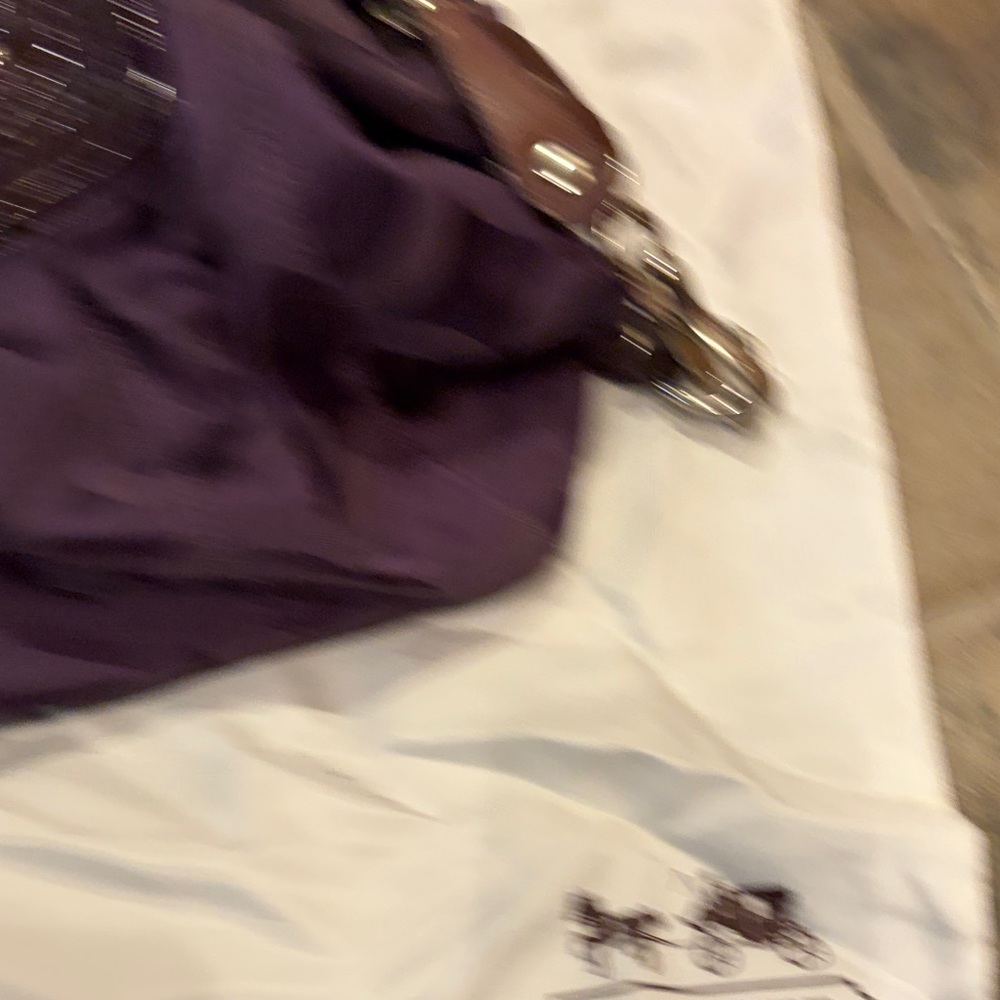 Coach Rich Purple Shoulder Bag - Picture 3 of 7